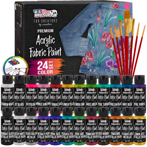 12 Color Set of Acrylic Paint in 12ml Tubes for Artists, Students — TCP  Global