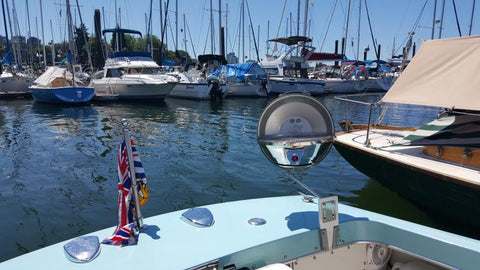 Grill on the V-Lock Back at the Marina