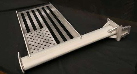 V-Lock durable aluminum flag