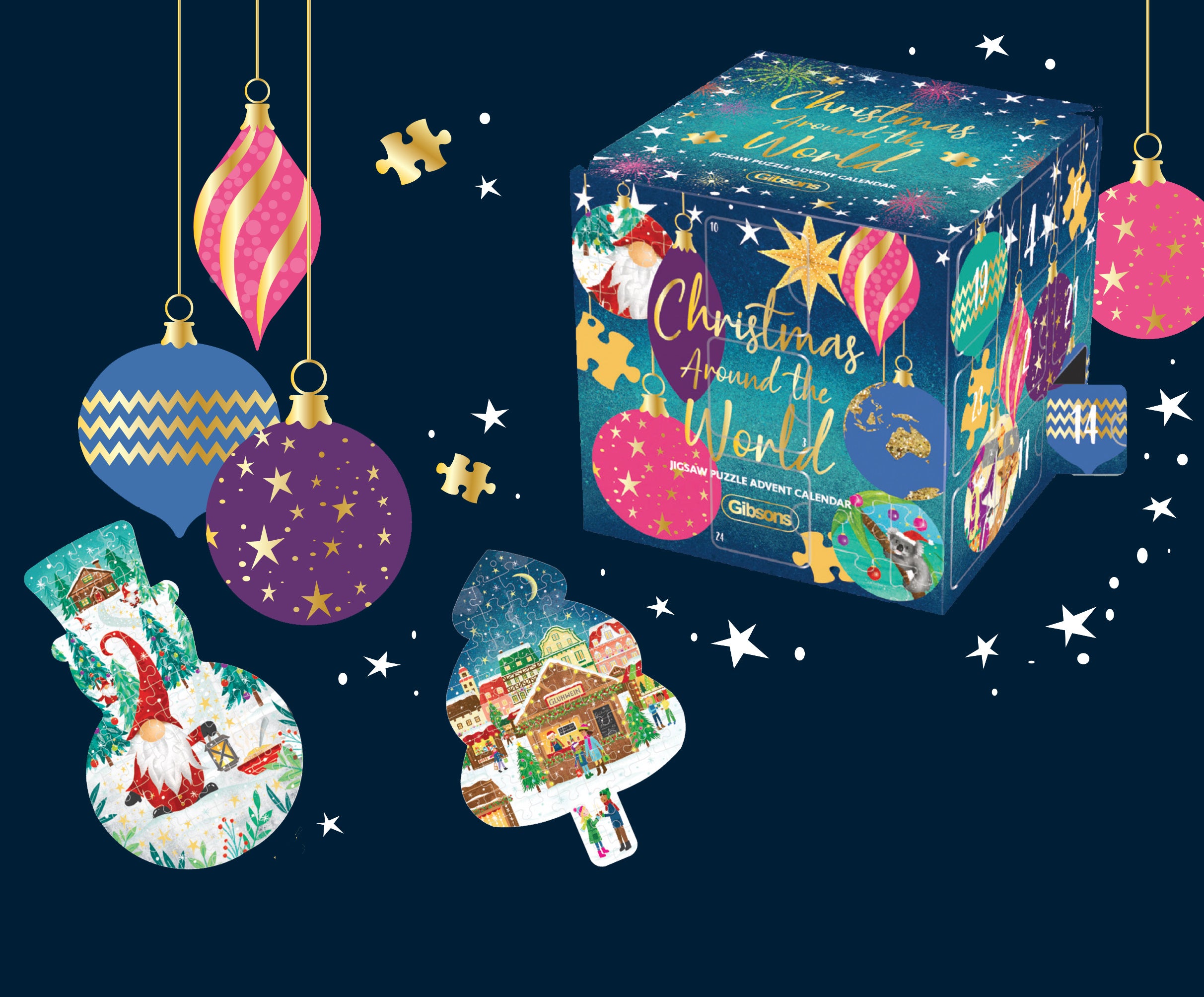 Christmas Around the World Advent Calendar Sneak Peek GIBSONS