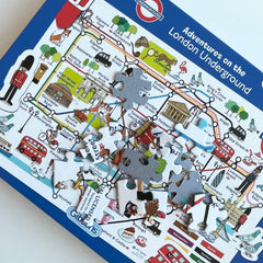 Adventures of the London Underground jigsaw puzzle