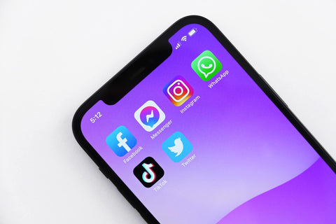 Social media app clean up on an iPhone. 