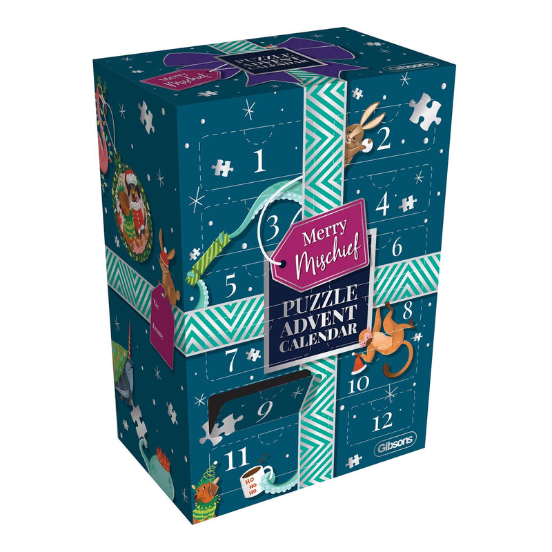 Merry Mischief Jigsaw Puzzle Advent Calendar Adults Gibsons