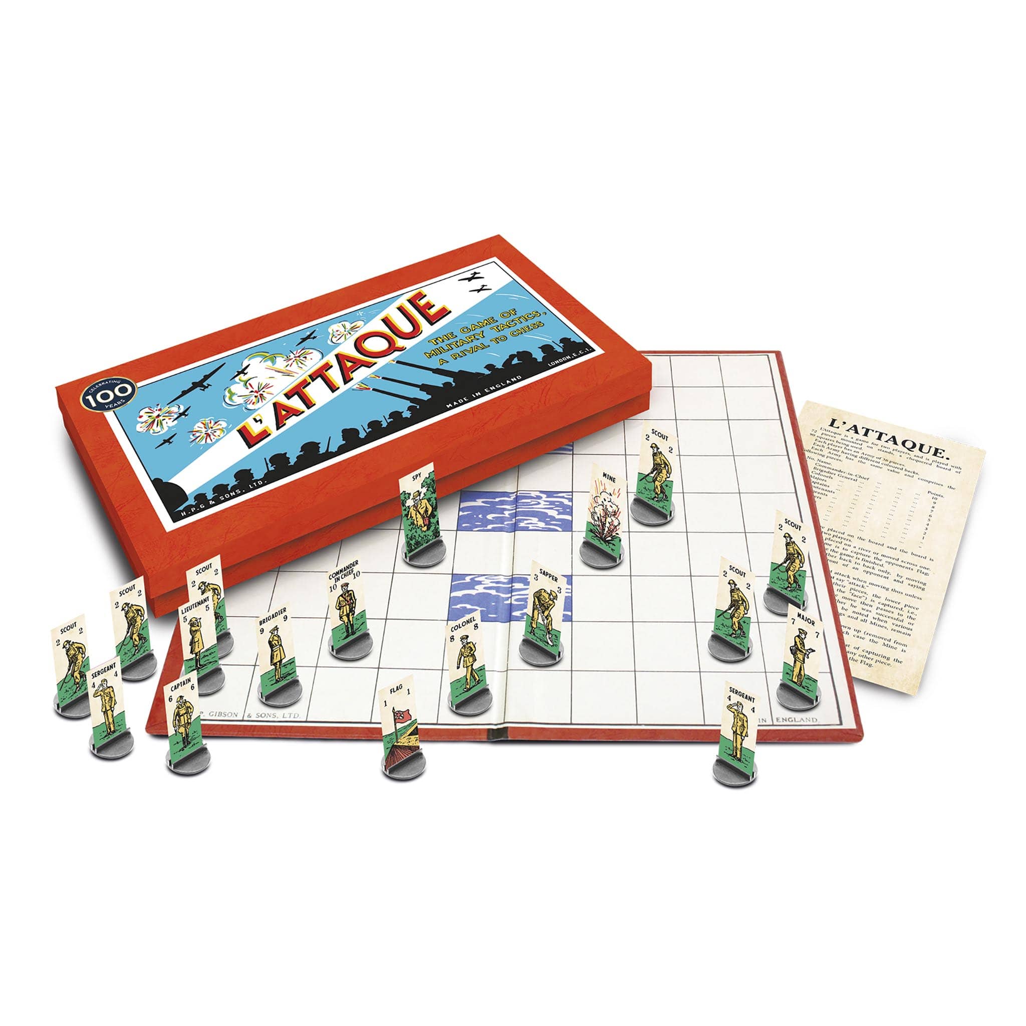 L Attaque Military Family Board Game By Gibsons Gibsons