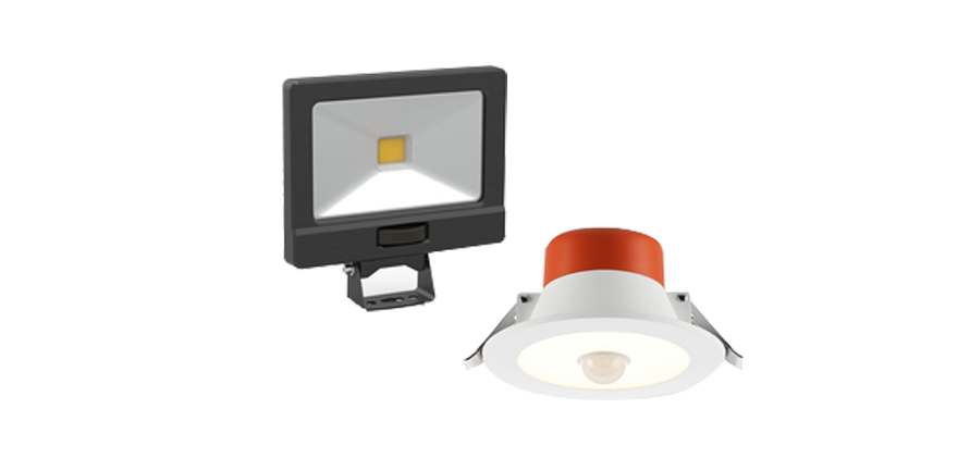 PIR sensors can either be bought separately, or they may be built into various lighting fixtures such as floodlights, wall brackets, or downlights. 