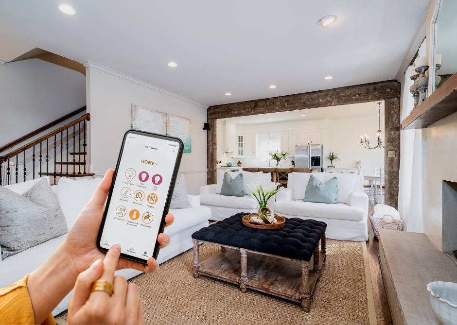 One major feature of smart lighting is that you are able to sync and group together a collection of lights through the mobile app so that all fittings in one space operate as one unit. 