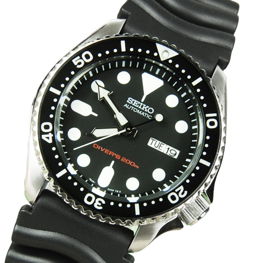 SKX007K1 SKX007 Seiko Automatic 200M Mens Dive Watch + Extra Nylon Str –  Watchkeeper