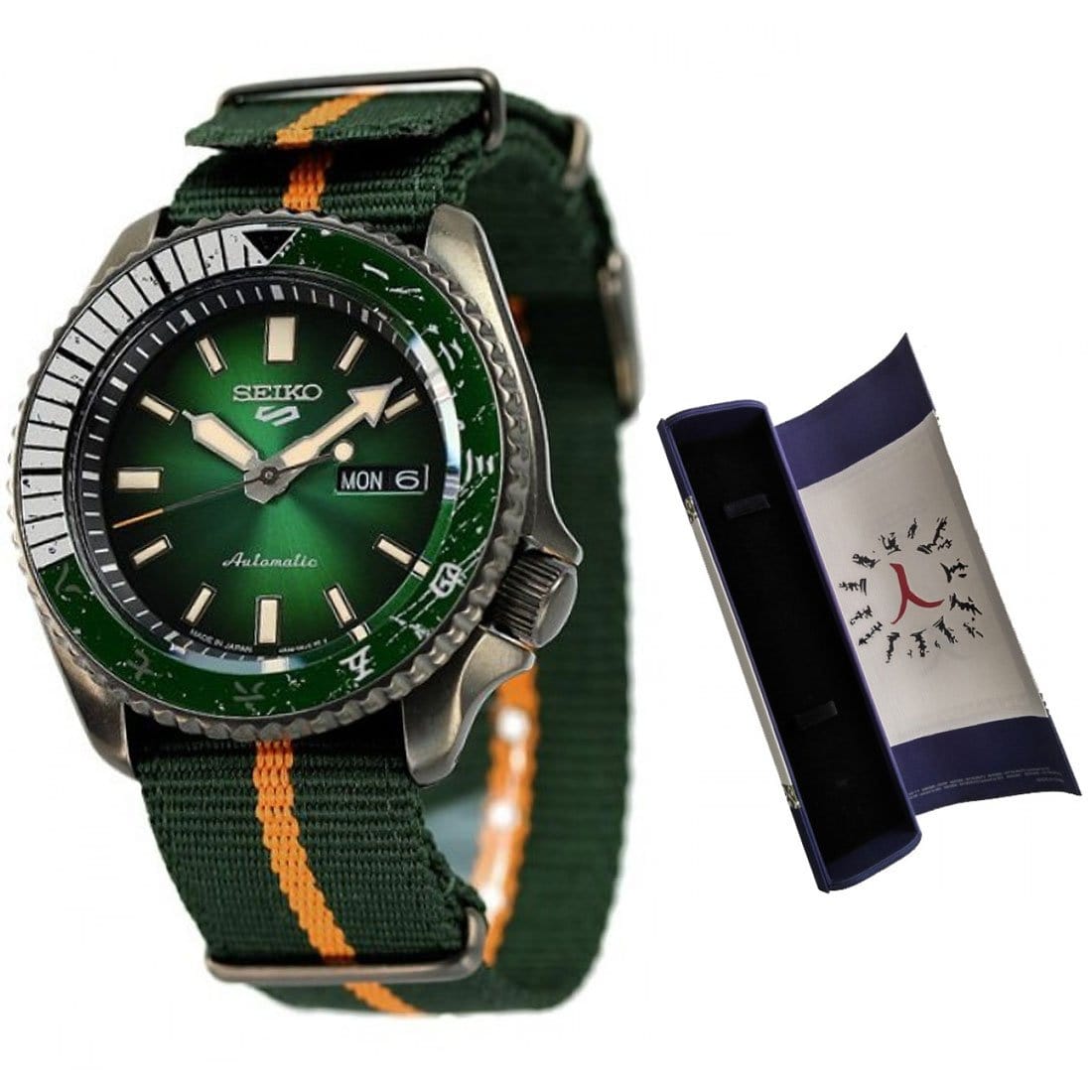 Seiko 5 Sports SRPF73K1 SRPF73K SRPF73 NARUTO ROCK LEE Limited Edition –  Watchkeeper