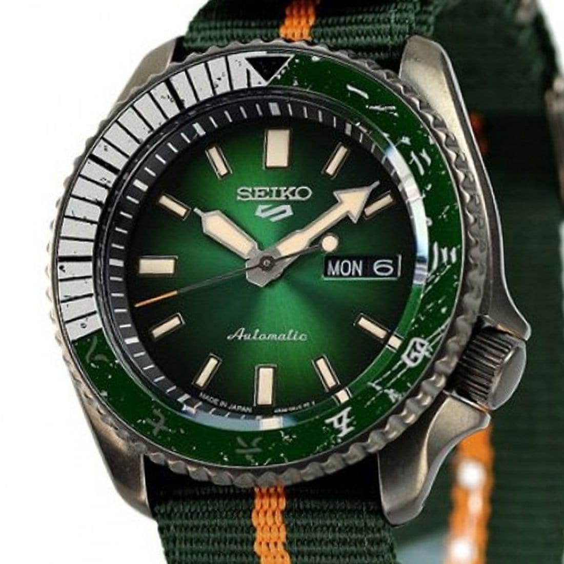 Seiko 5 Sports SRPF73K1 SRPF73K SRPF73 NARUTO ROCK LEE Limited Edition –  Watchkeeper