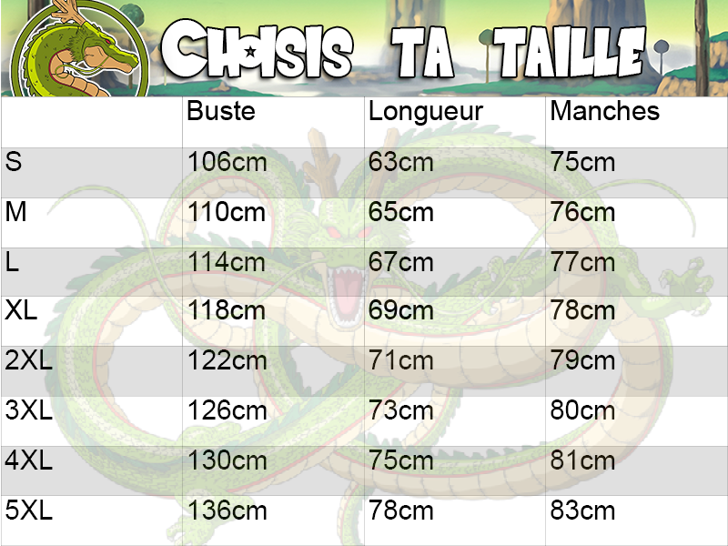 guide des tailles