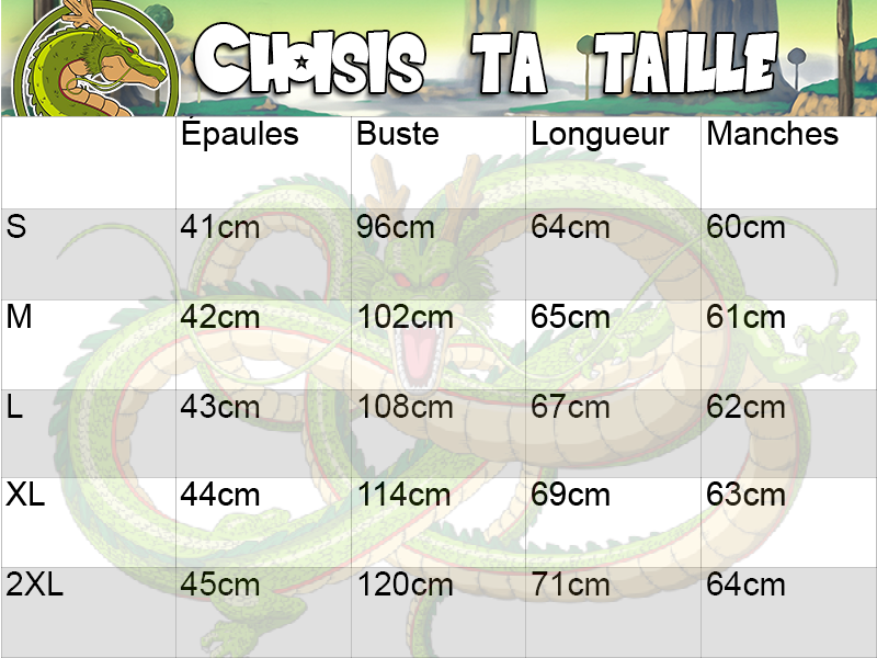 guide des tailles