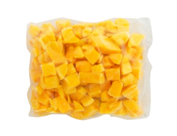 Bag of Alasko frozen mango chunks