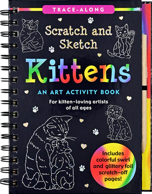 Scratch & Sketch Kittens - Noggin Factory Toy Shop - Scratch And Sketch Books