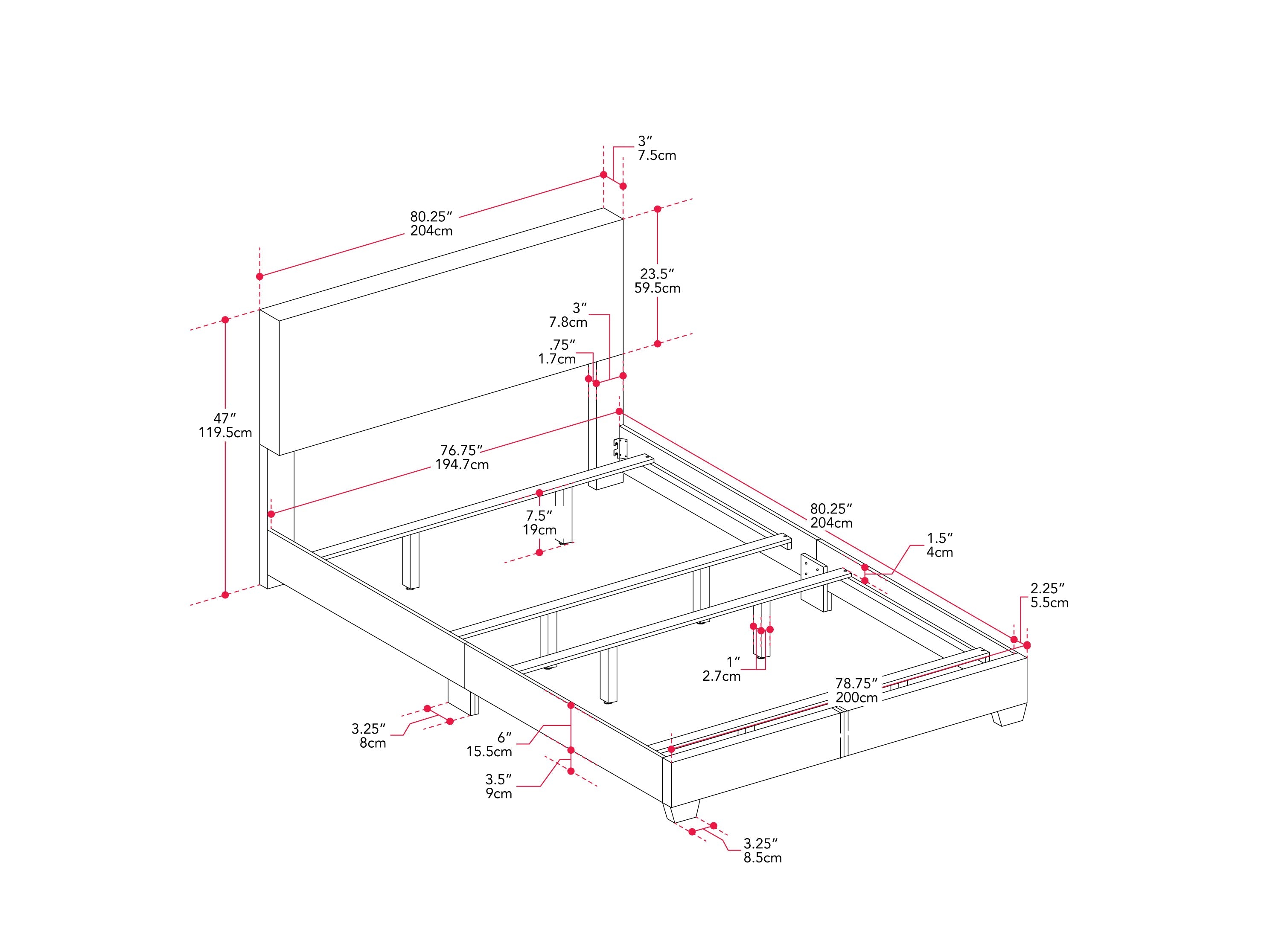 Boucle King Bed