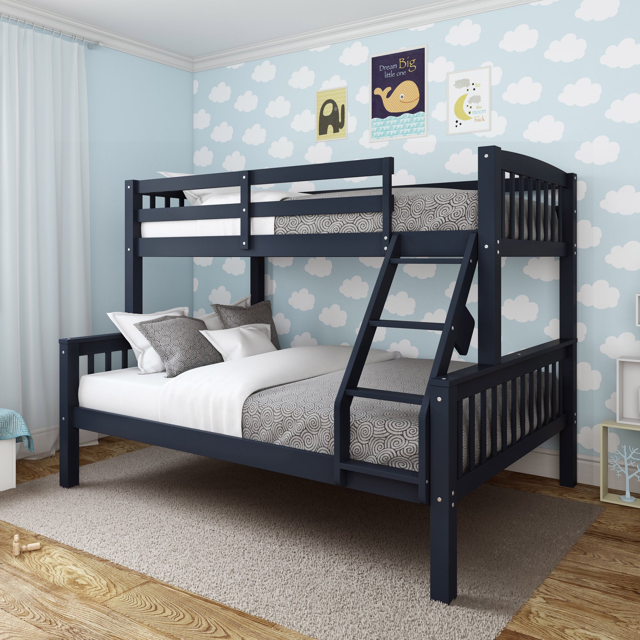 bunk bed single over double