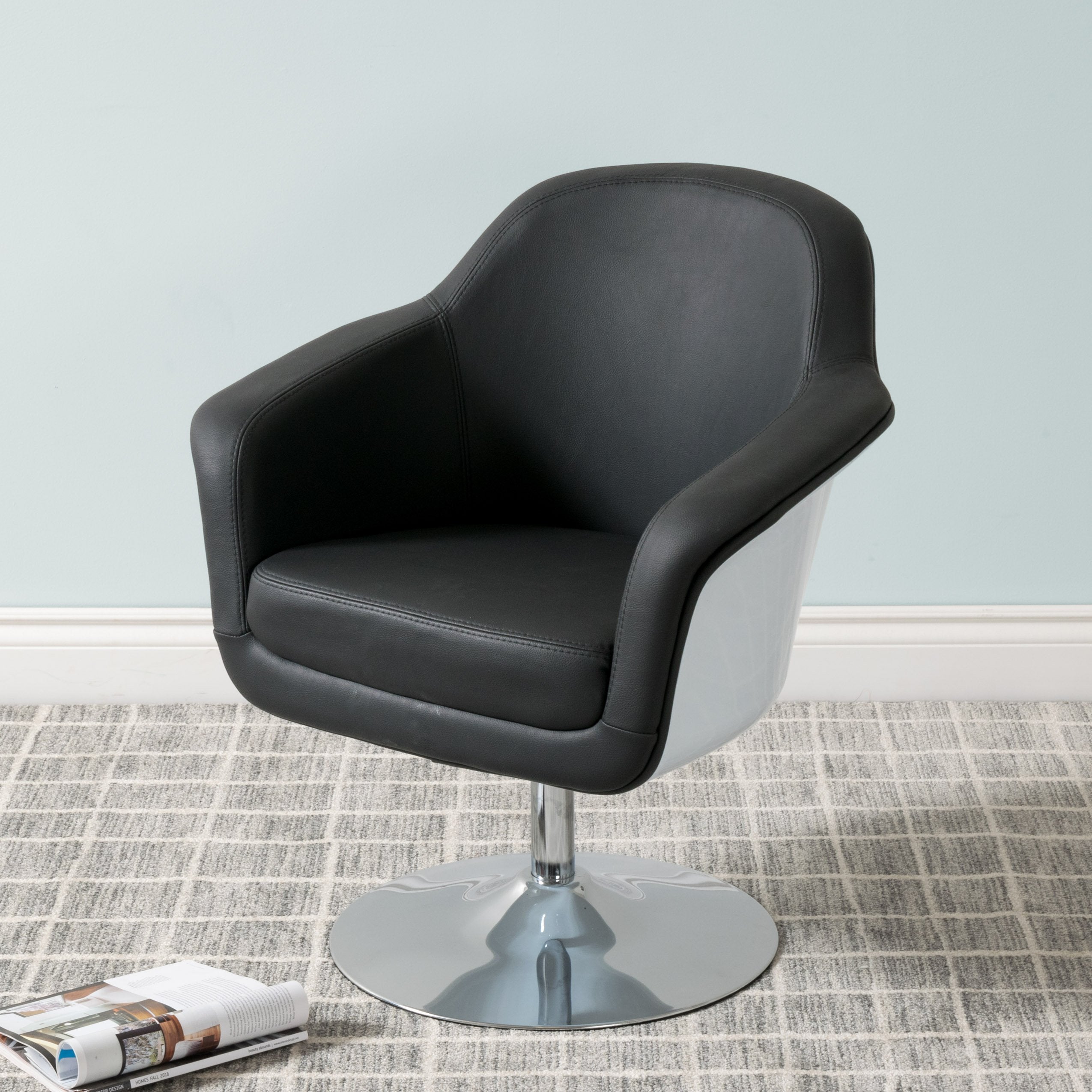 Modern Bonded Leather Accent Chair - *CLEARANCE* — CorLiving Furniture US