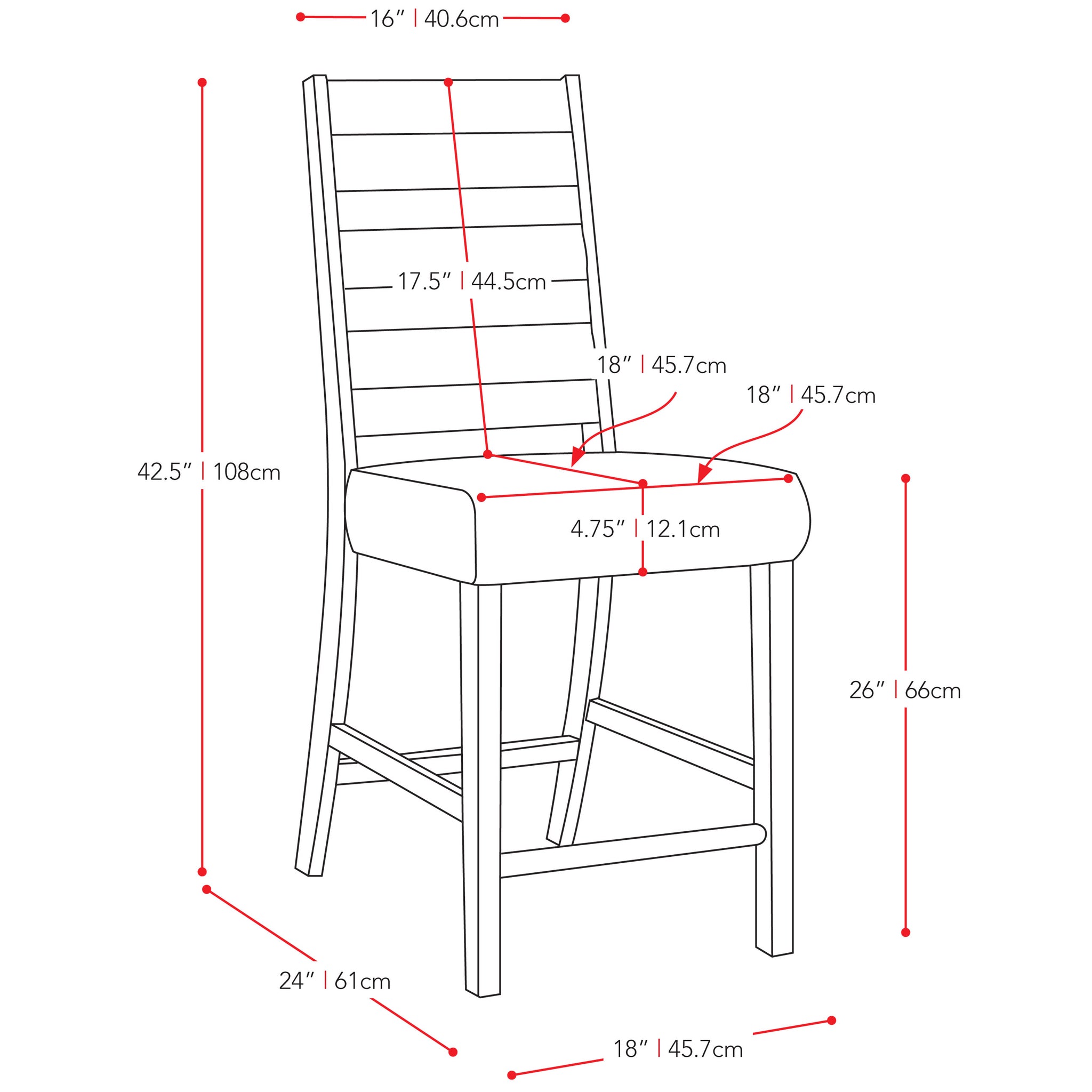 Dining Height Chair : Steve Silver Grayson Gs640ccg Transitional