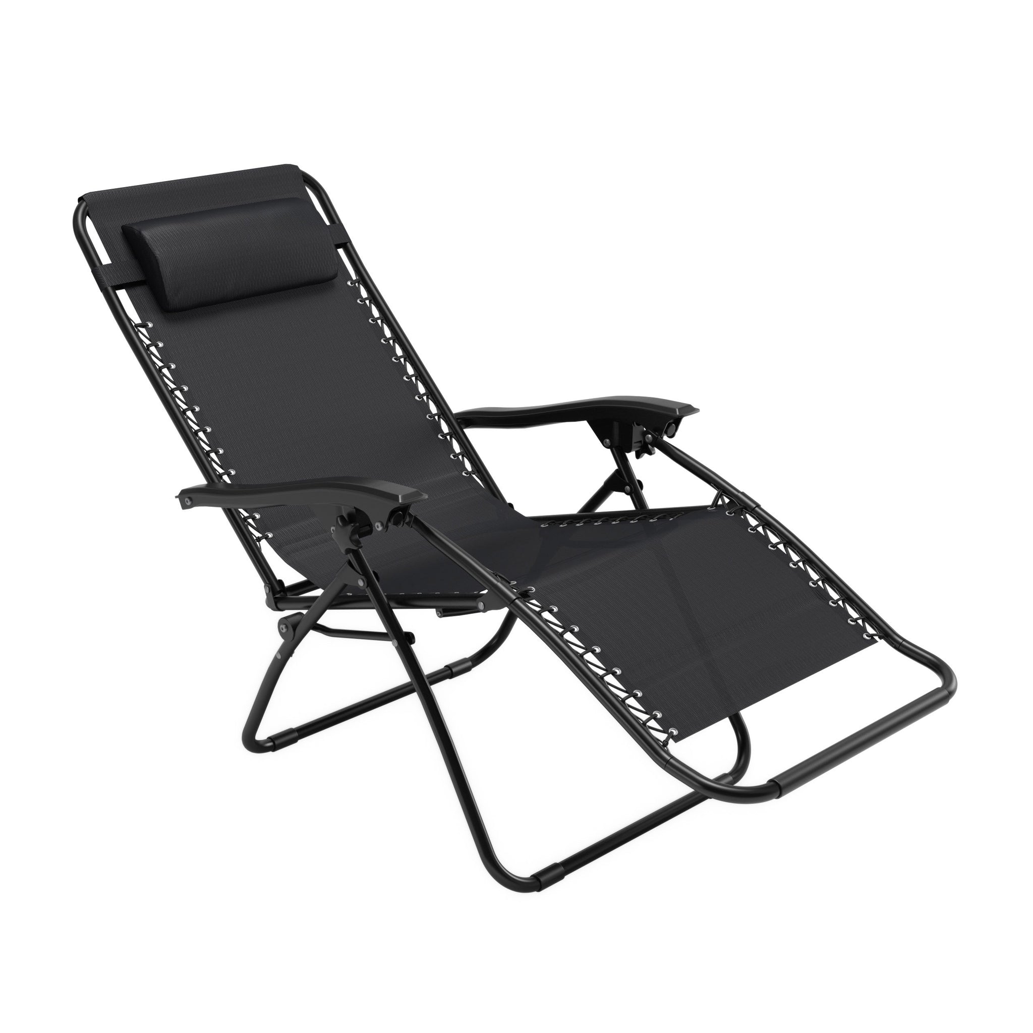 Riverside Textured Zero Gravity Patio Lounger Clearance