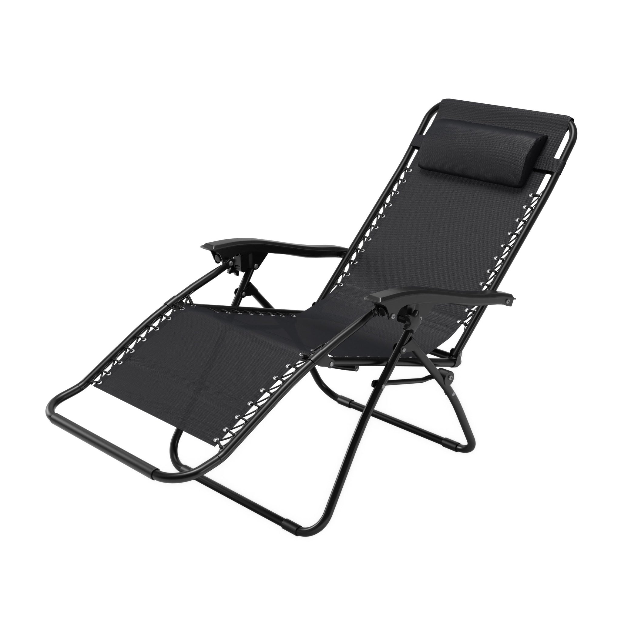 Riverside Textured Zero Gravity Patio Lounger Clearance