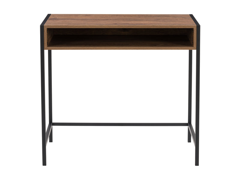 brown and black Desk with Storage Rayne Collection product image by CorLiving