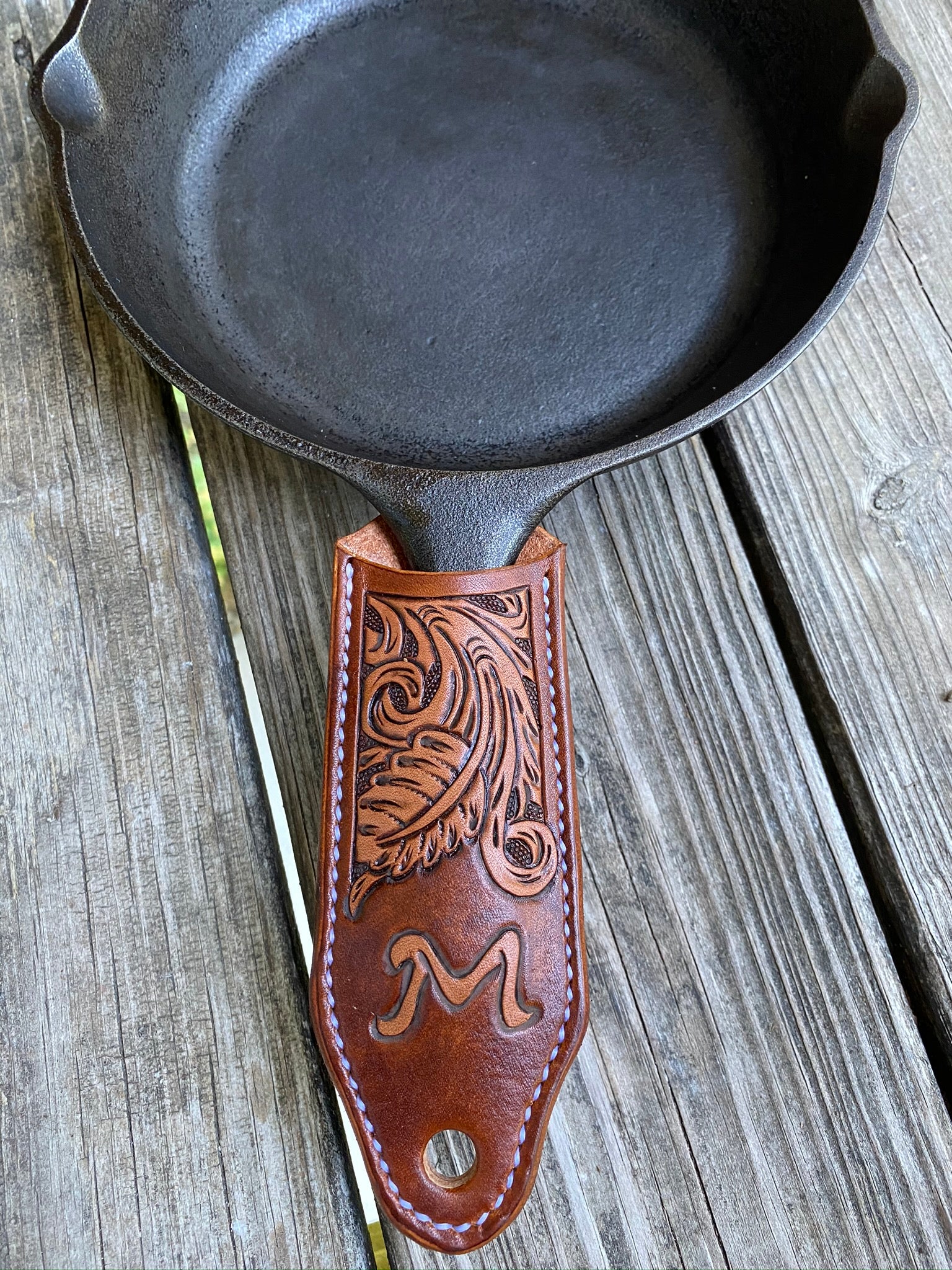 Lodge Pan Handle Cover [LDG-A01] for Cast Iron Skillets - Handmade