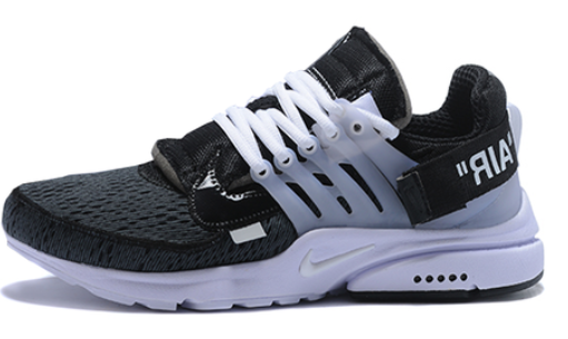 nike presto blanco y negro