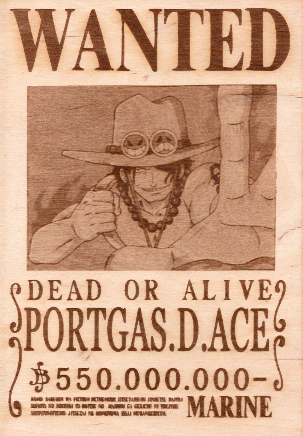 Featured image of post Wanted Poster One Piece Ace / We hope you enjoy our growing collection of hd images.