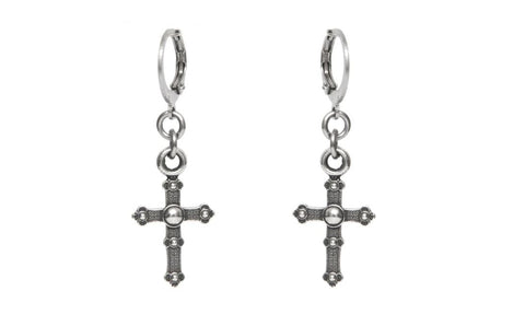 Boucles d'oreilles croix