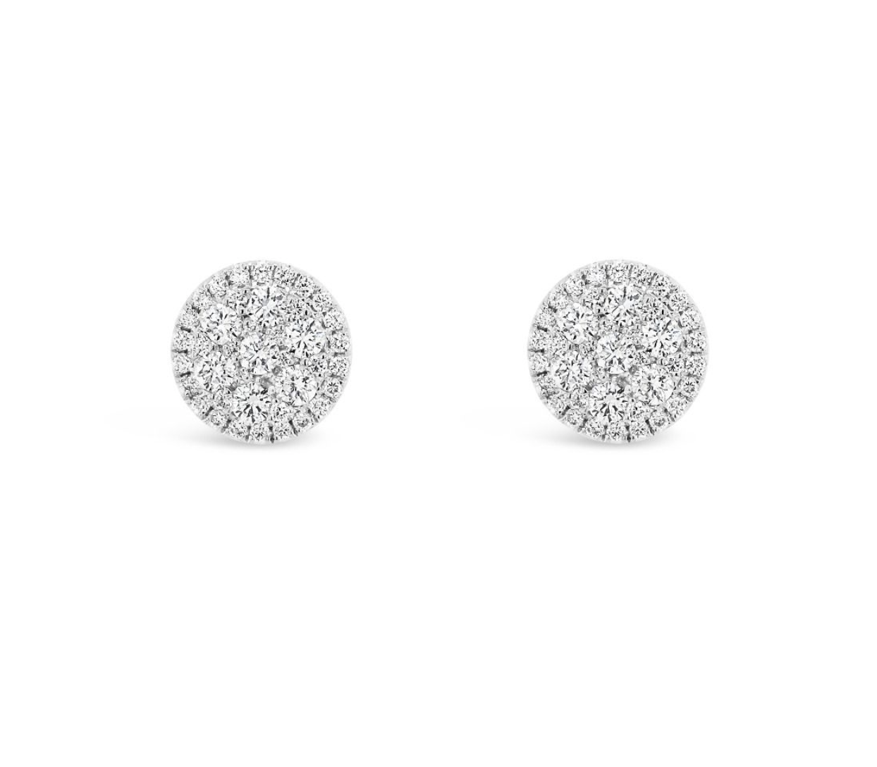 Round Cut Diamond Stud Earrings Diamonds By David Mugrabi