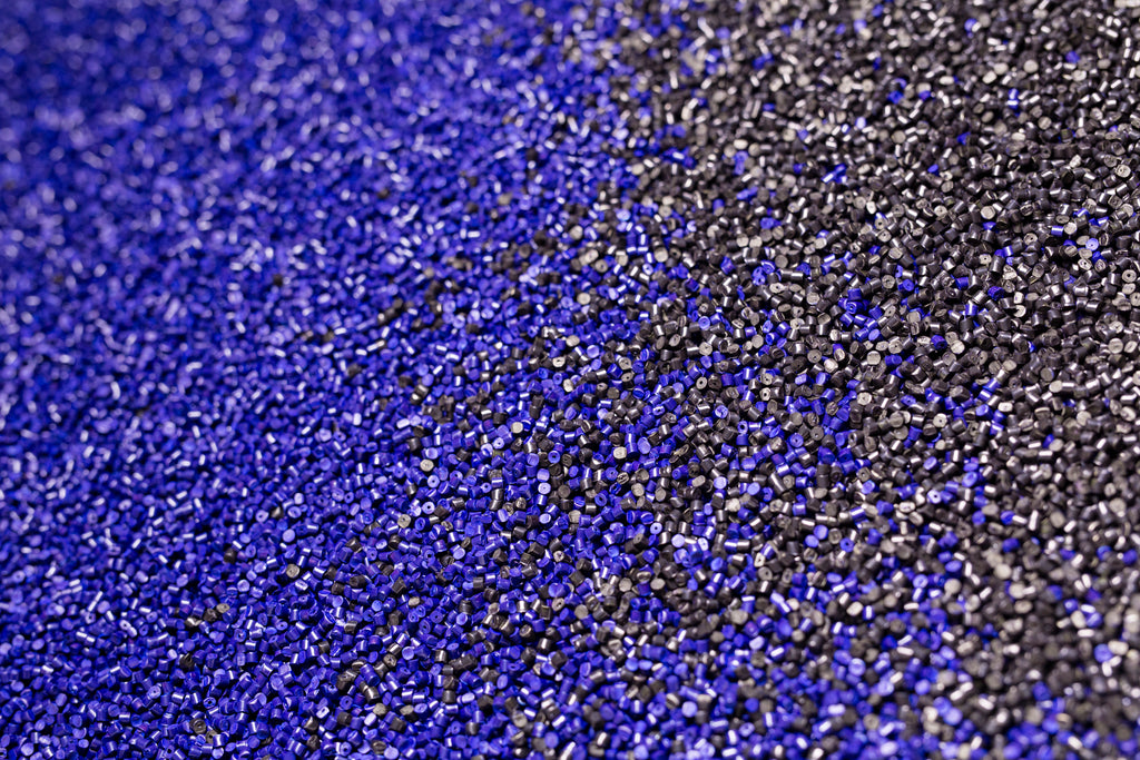 ECONYL® polymer in purple blue and grey