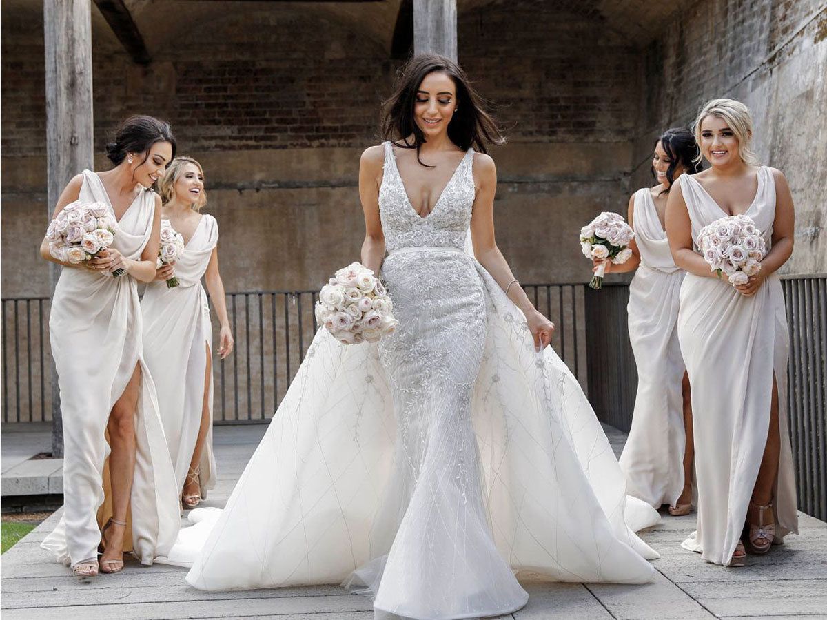 Mila Gowns Carla Bridesmaid Dresses in Ivory 90#
