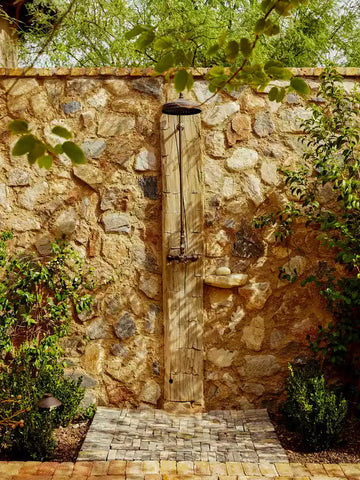 natural stone shower