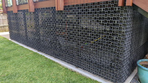 Outdoor screen panel