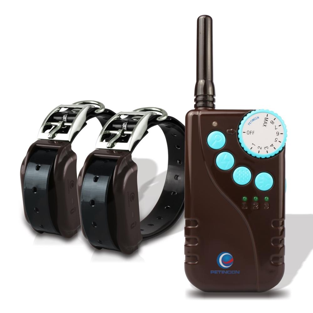 600M Dog Electric Shock Vibra Remote Control Anti Bark Eelctric Shock Pet Dog Training Collar For 1 or 2 or 3 Dogs