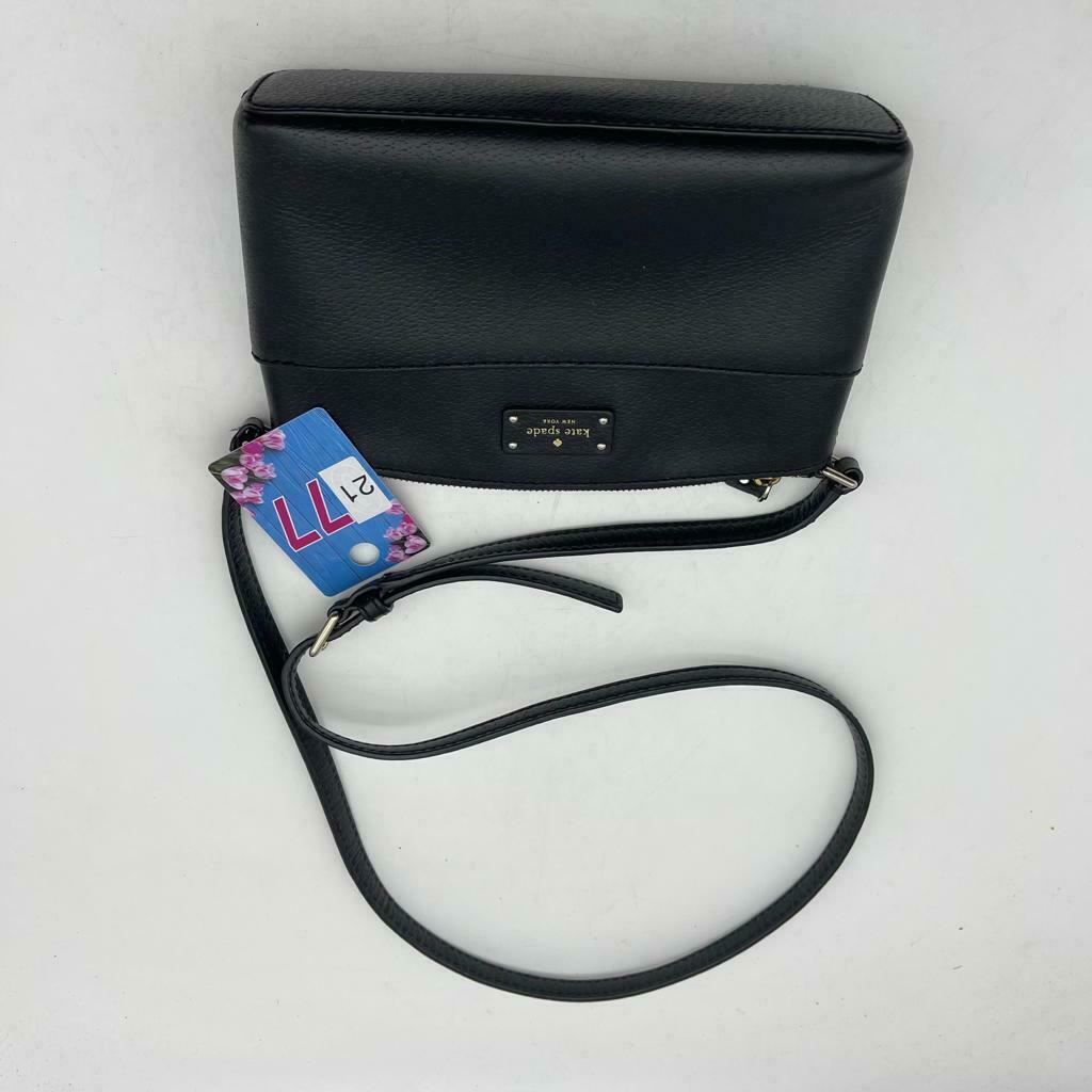 KATE SPADE Small Black Leather Satchel Bag J183 – Sinaitex Vintage Fashion