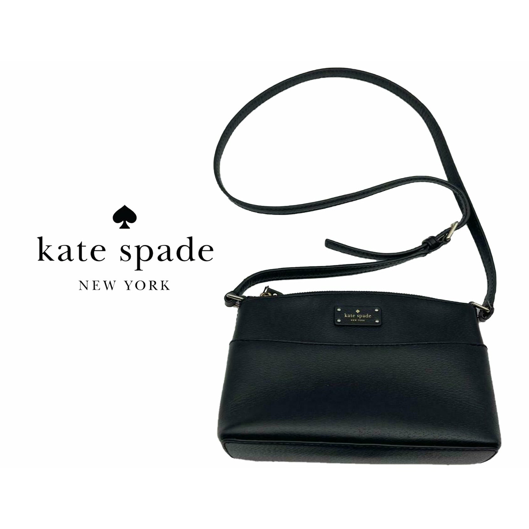 KATE SPADE Small Black Leather Satchel Bag J183 – Sinaitex Vintage Fashion