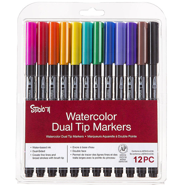 Crayola Signature Brush and Detail Dual-Tip Markers, 16 pk - Food 4 Less