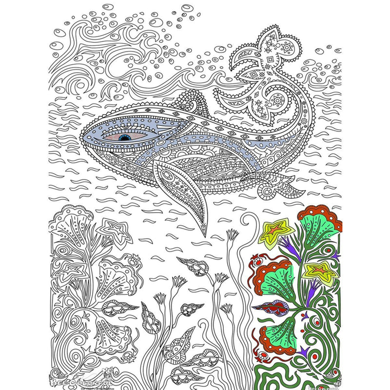 Great2bColorful Adult Children Coloring Poster | Coloring Posters for Kids Premium Paper