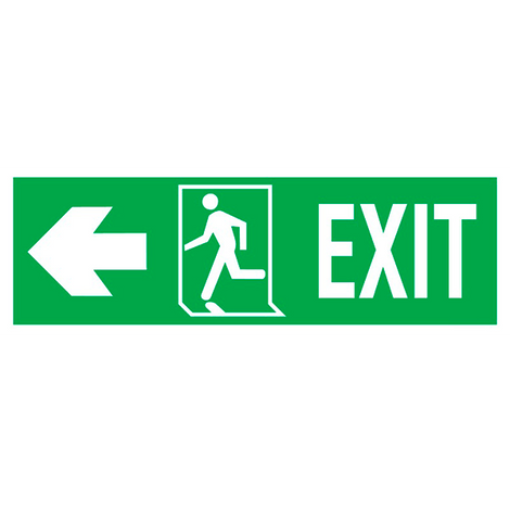 IMO Sign Exit Right-man Run Left-arrow Left IMPA 334404 150x400mm ...