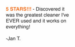 clean & simple SUPER CLEANER concentrate review Jan T.