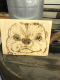 DIY Pet Portrait Woodburning Workshop 2/21/2020