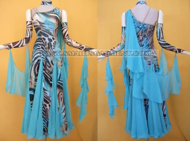 big size ballroom dancing clothes,fashion ballroom competition dance dresses,ballroom dancing performance wear