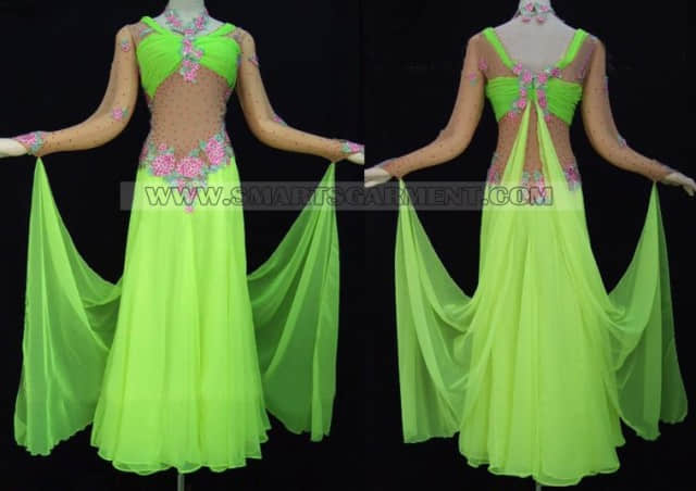 Inexpensive ballroom dancing clothes,ballroom competition dance apparels for women,waltz dance apparels