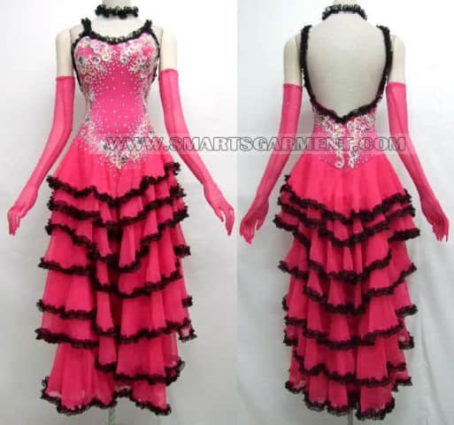 tailor made ballroom dance apparels,ballroom dancing garment for women,big size ballroom competition dance costumes