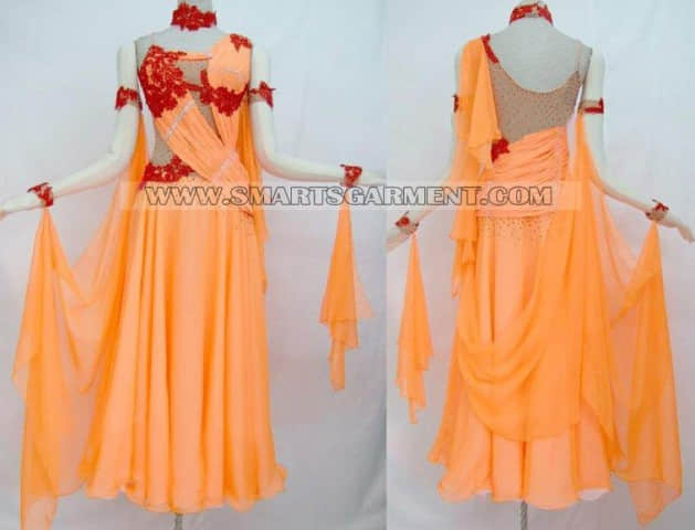 tailor made ballroom dance apparels,ballroom dancing garment for women,big size ballroom competition dance costumes