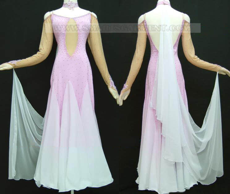 tailor made ballroom dance clothes,tailor made ballroom dancing garment,hot sale ballroom competition dance garment