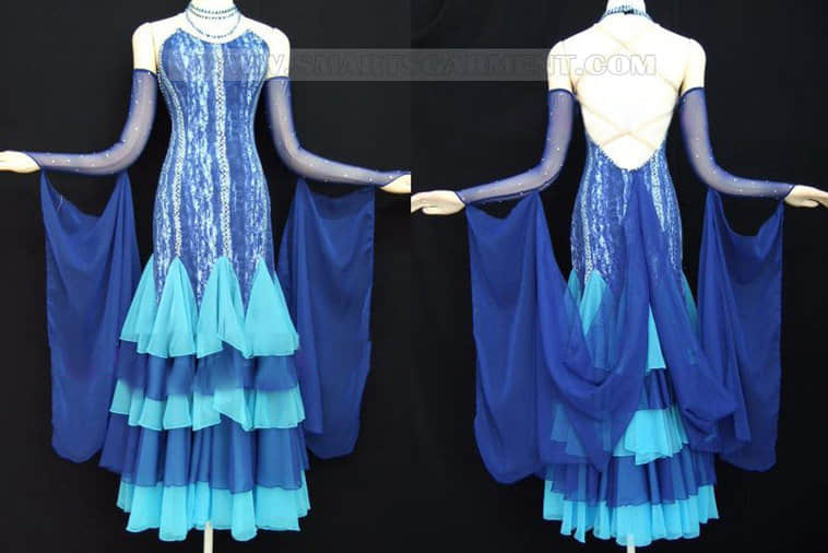 brand new ballroom dancing apparels,ballroom competition dance dresses for children,Inexpensive ballroom dancing performance wear