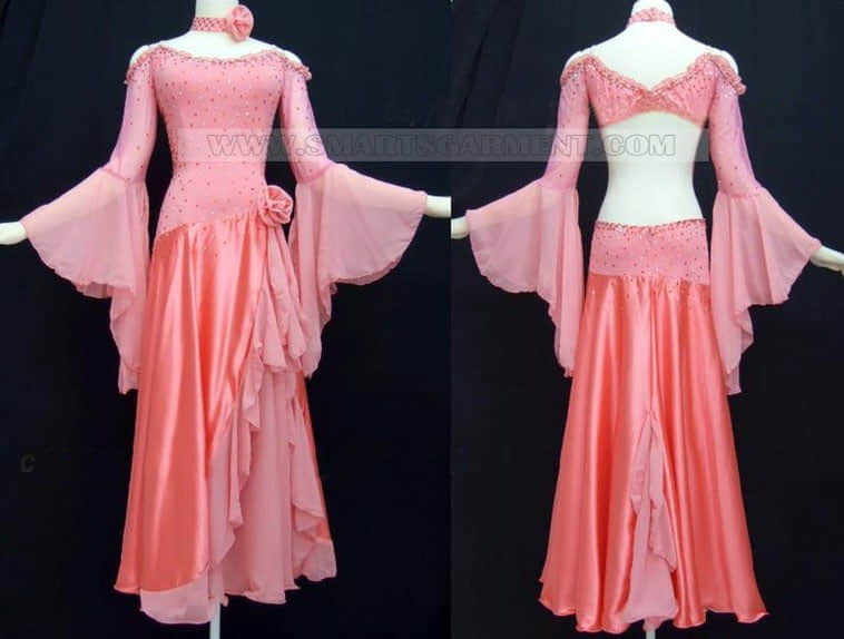 big size ballroom dancing apparels,Inexpensive ballroom competition dance garment,dance team gowns