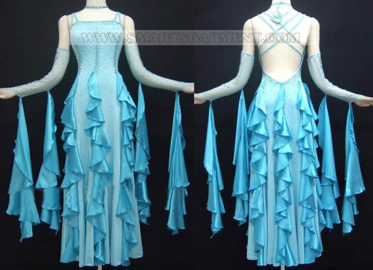 ballroom dance apparels for children,discount ballroom dancing clothes,hot sale ballroom competition dance clothes,Foxtrot clothing