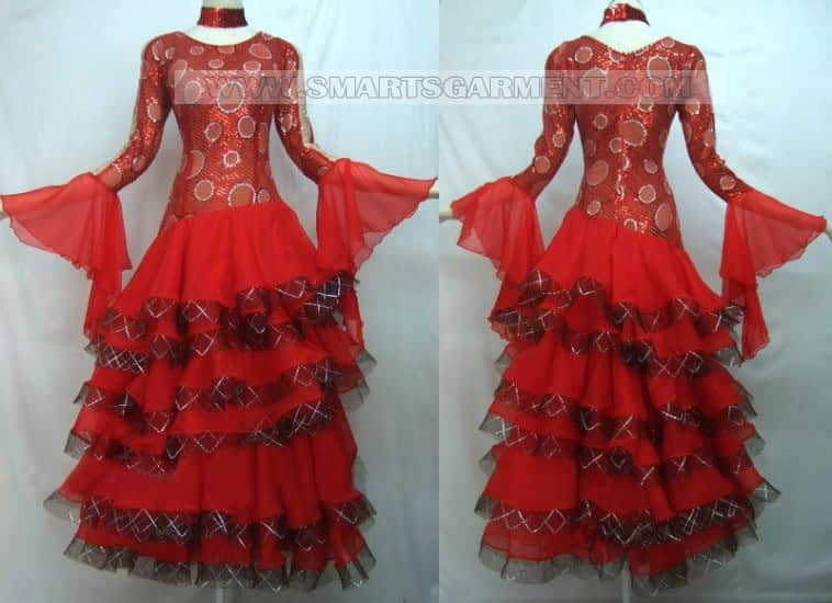 ballroom dancing apparels for competition,brand new ballroom competition dance garment,social dance outfits